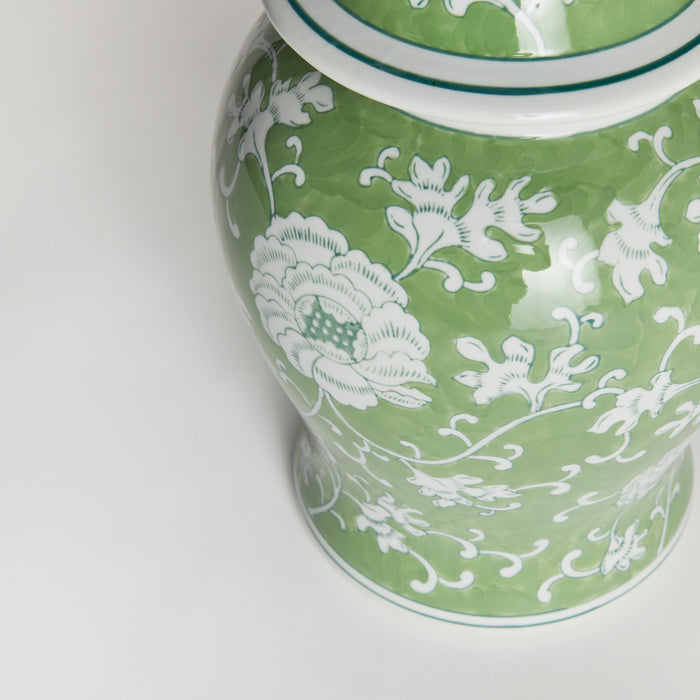 Imperial Lotus Lidded Ginger Jar - View 3