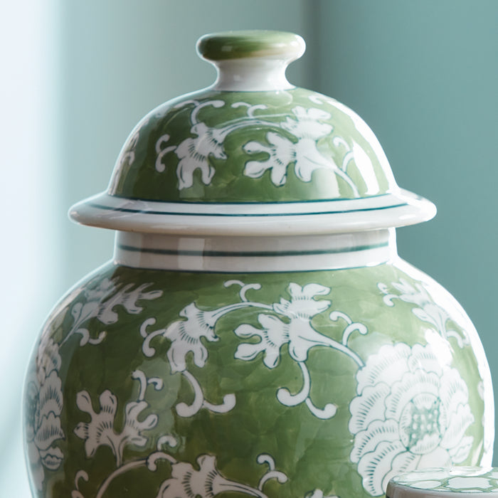 Imperial Lotus Lidded Ginger Jar - View 5