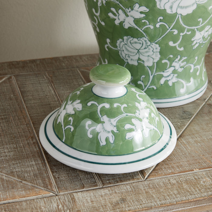 Imperial Lotus Lidded Ginger Jar - View 8