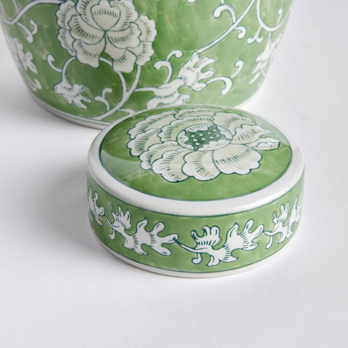 Imperial Lotus Lidded Jar - View 4
