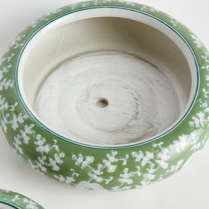 Imperial Lotus Low Pots Large, Set Of 2 - View 5