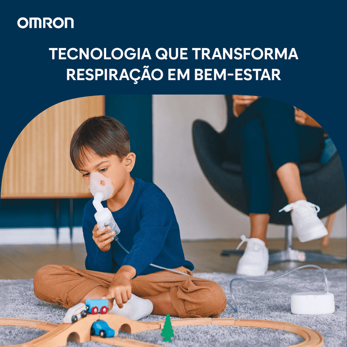 Inalador e Nebulizador Inalar Compact Omron NE-C810 - FisioStore