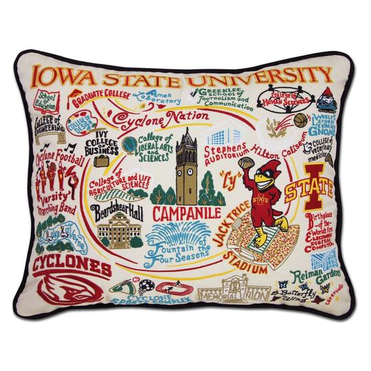 IOWA STATE UNIVERSITY PILLOW BY CATSTUDIO - A. Dodson's