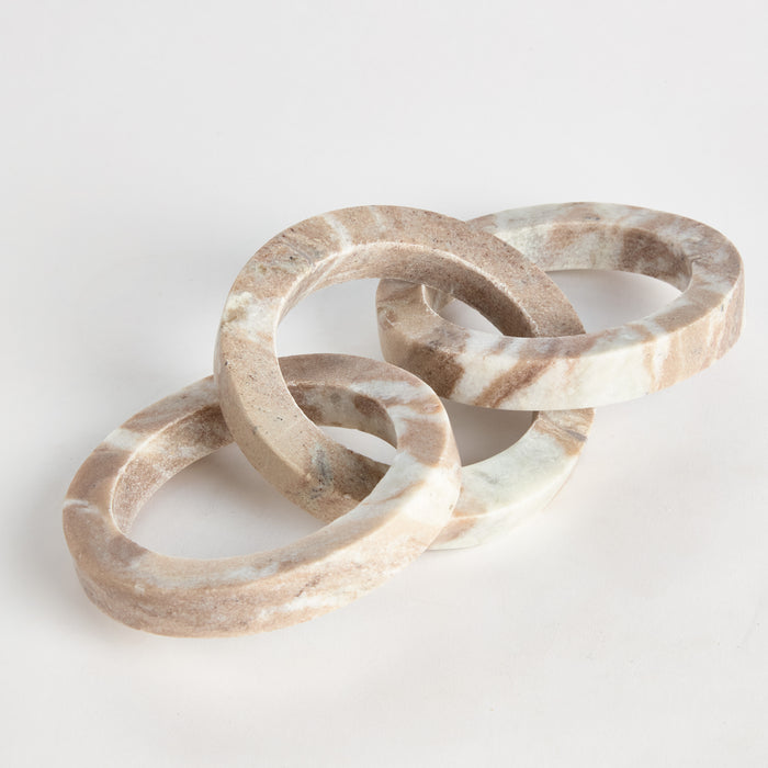 Janelle Marble Link Sculpture - View 2