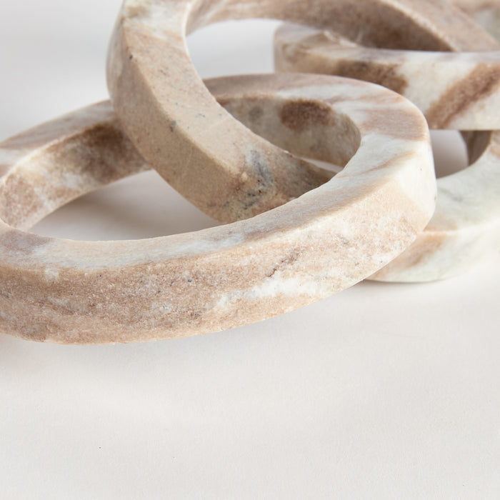 Janelle Marble Link Sculpture - View 3