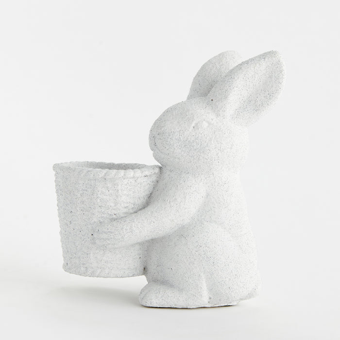 Janie Rabbit With Basket Pot - View 3