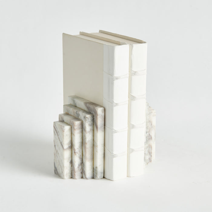 Jaqueline Marble Bookends St/2 - View 2