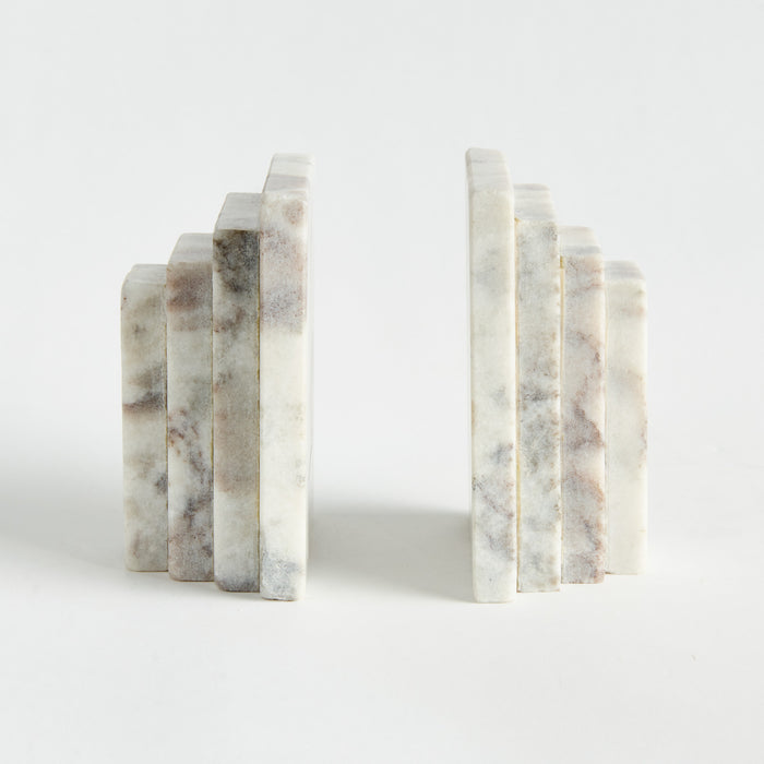 Jaqueline Marble Bookends St/2 - View 4