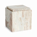 Jaqueline Marble Square Lidded Box Tall