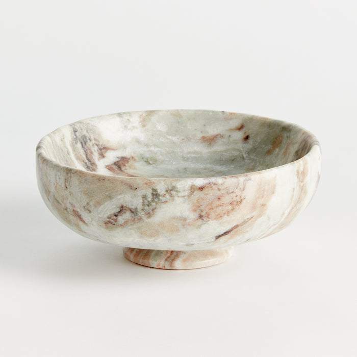 Josephine Marble Footed Bowl - View 2