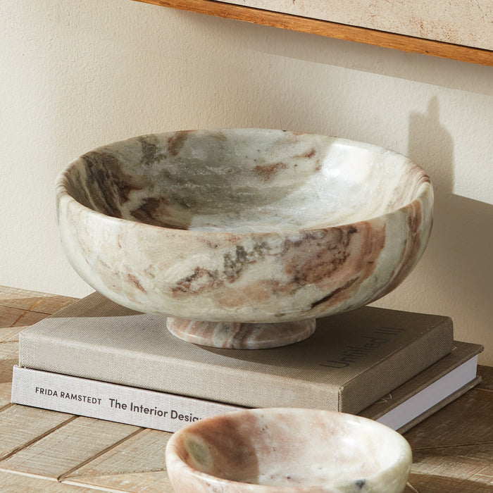 Josephine Marble Footed Bowl - View 6