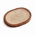 Jute Coil Oval Placemats, Set Of 8