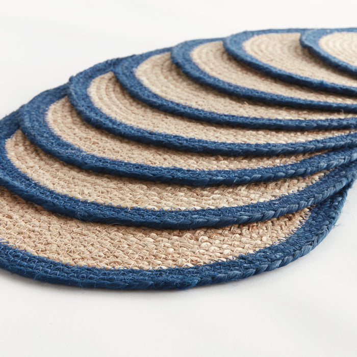 Jute Coil Oval Placemats, Set Of 8 - View 2