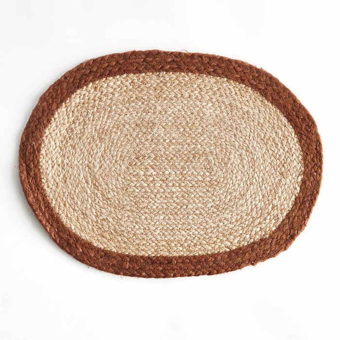 Jute Coil Oval Placemats, Set Of 8 - View 3