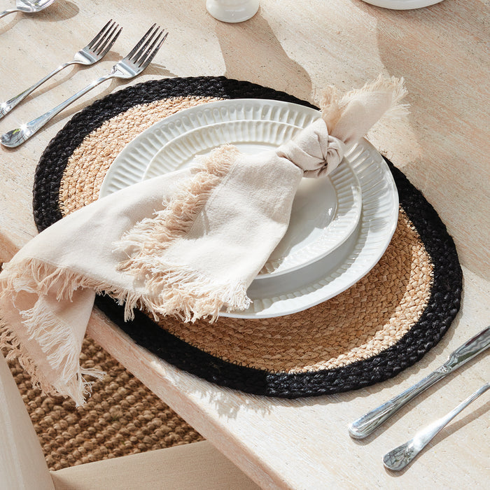Jute Coil Oval Placemats, Set Of 8 - View 4