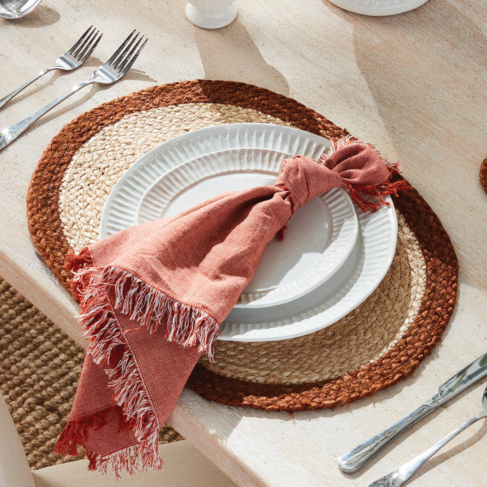 Jute Coil Oval Placemats, Set Of 8 - View 4