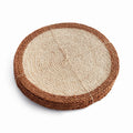 Jute Coil Round Placemats, Set Of 8