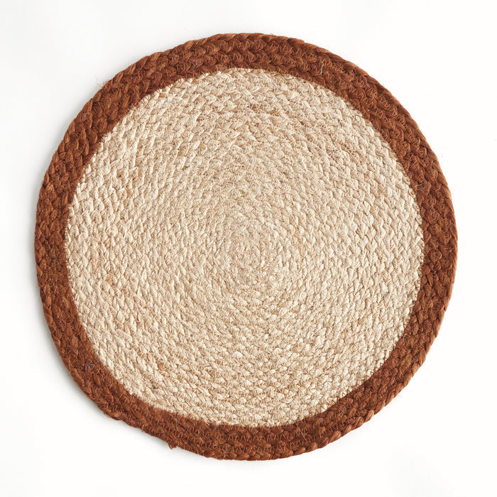 Jute Coil Round Placemats, Set Of 8 - View 3