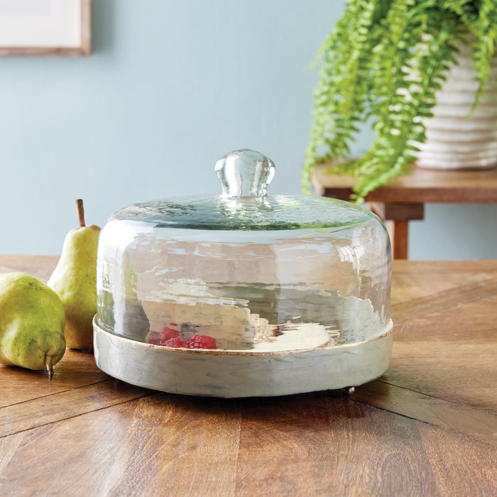 Kammie Tray With Cloche Large - View 5