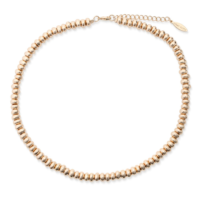 Kassidy Gold Beaded Necklace by Leslie Curtis Jewelry
