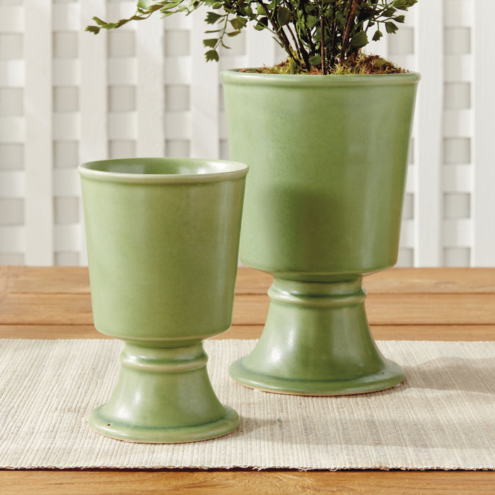 Kelcy Footed Cachepots, Set Of 2 - View 5