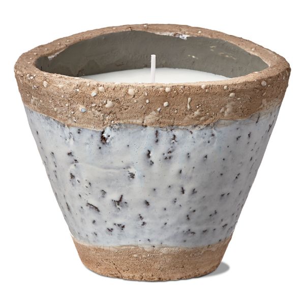 laguna rustic rim citro pot - white - A. Dodson's