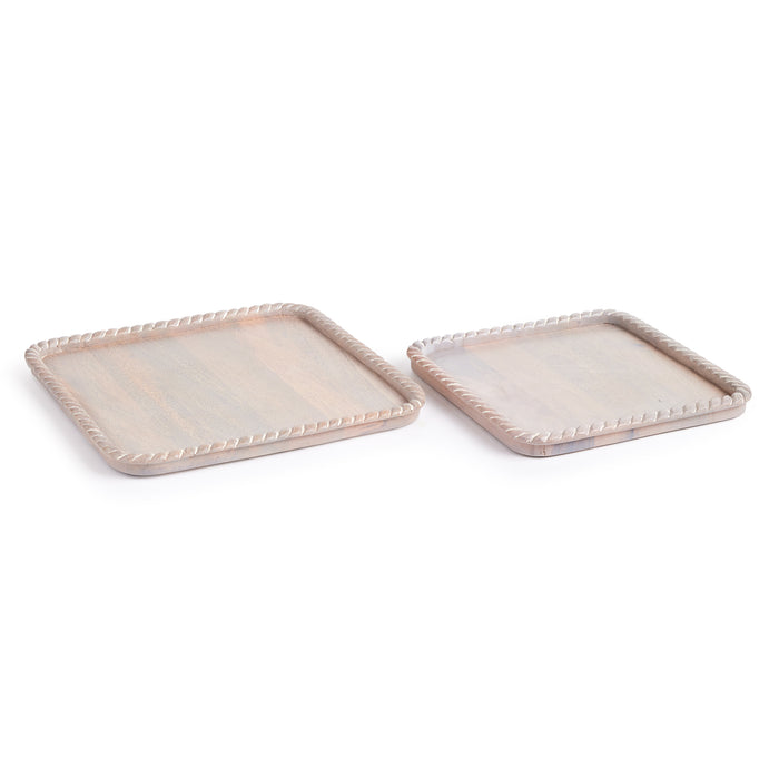 Langley Square Trays, Set Of 2