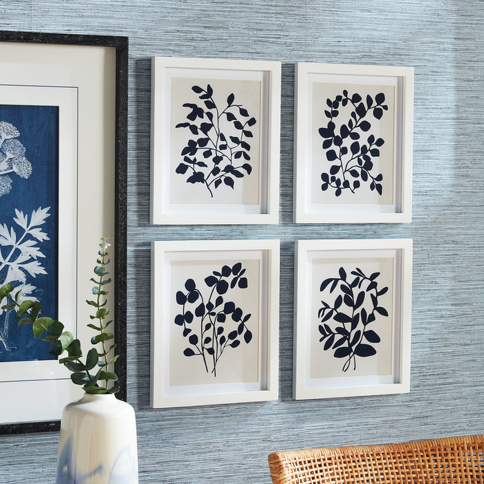 Leafy Vine Prints, Set Of 4 - View 3