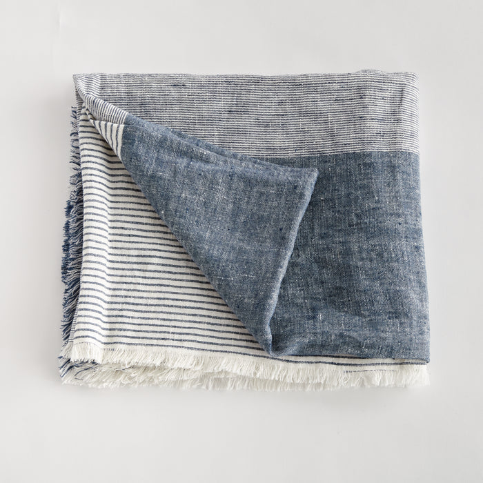 Leon European Linen Throw - View 6