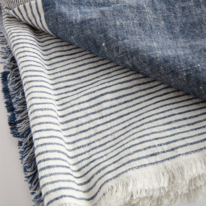 Leon European Linen Throw - View 7