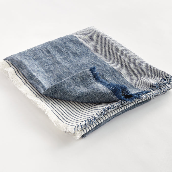 Leon European Linen Throw - View 8