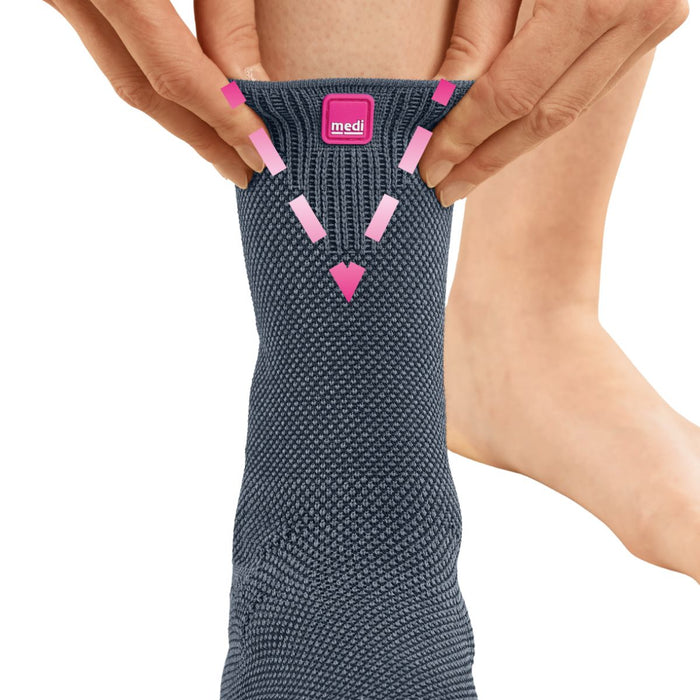 Levamed Medi Tornozeleira Elástica com Almofadas de Silicone