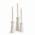 Libbey Taper Holders, Set Of 3