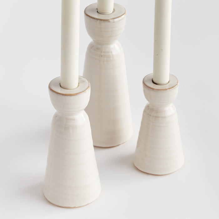 Libbey Taper Holders, Set Of 3 - View 2