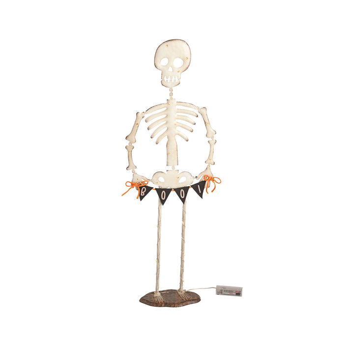 Light Up Skeleton Sitter by Mud Pie