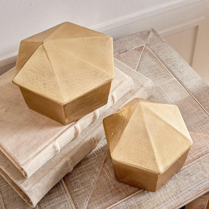 Luca Lidded Boxes, Set Of 2 - View 8
