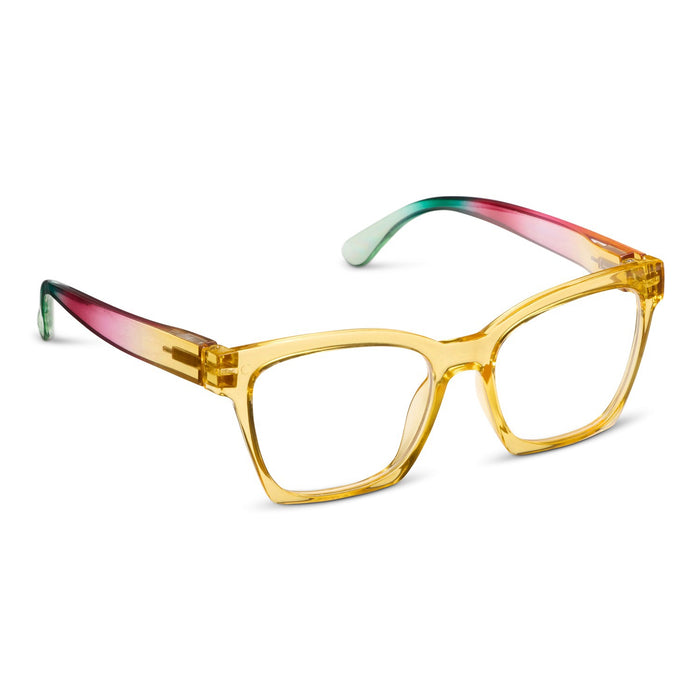 Maisie Yellow/Ombre reading glasses by Peepers