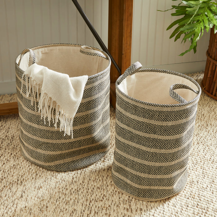 Marleigh Round Baskets, Set Of 2 - View 5