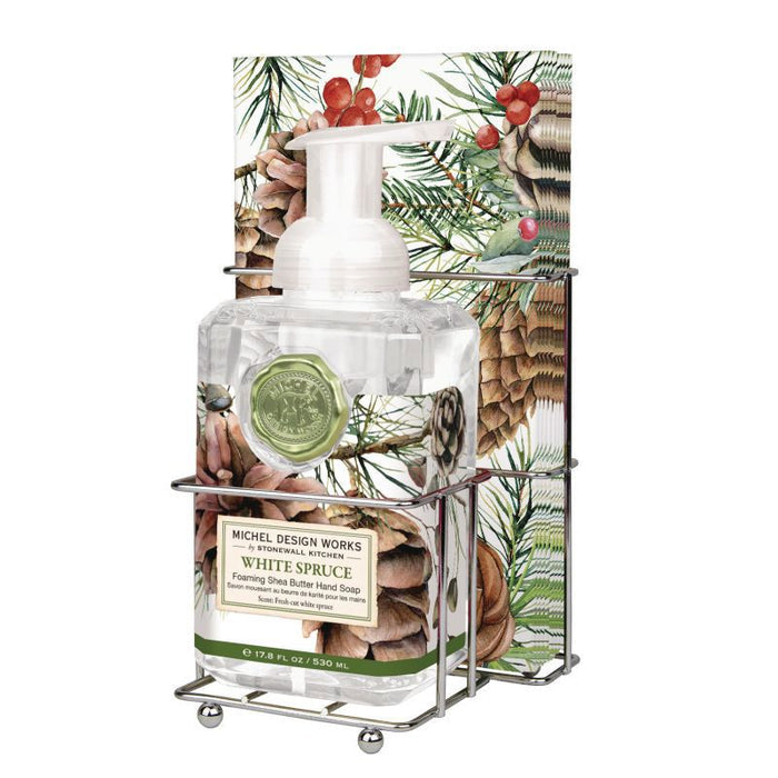 MDW White Spruce Foaming Soap Napkin Set