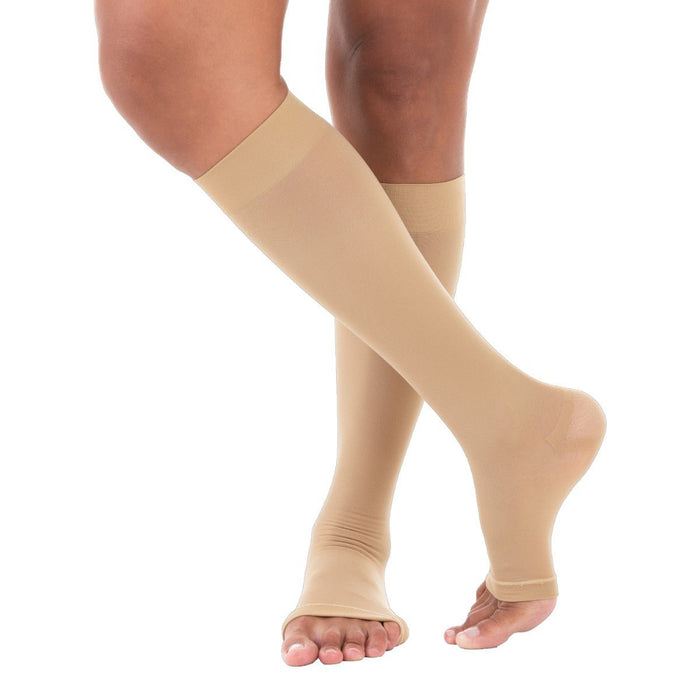 Meia Venosan 6000 30 - 40 mmHg 3/4 Bege Aberta - FisioStore