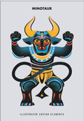 Minotaur Notebook - Diavazo Greek Books