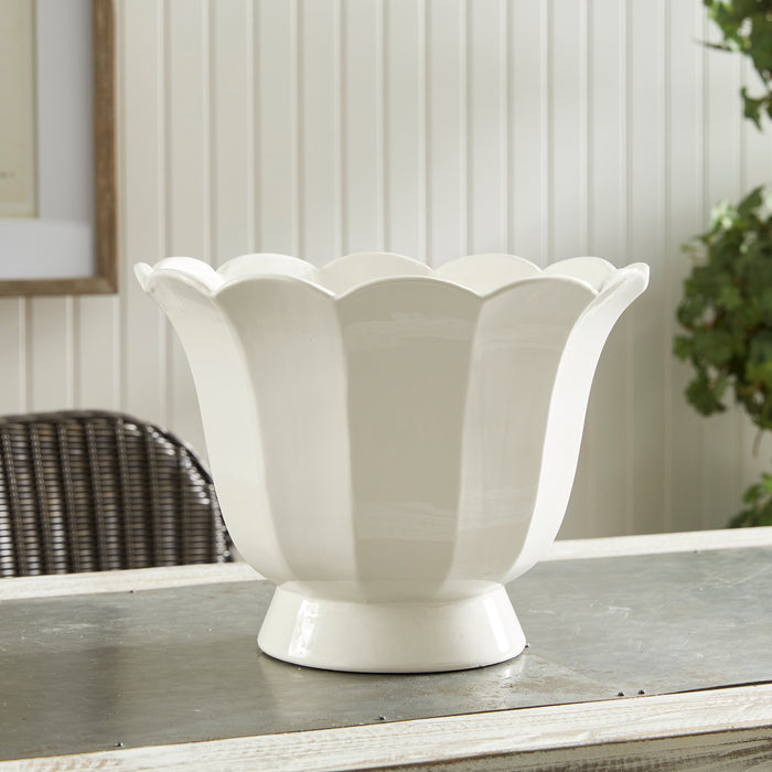 Mirabelle Fluted Cachepot Large - View 7