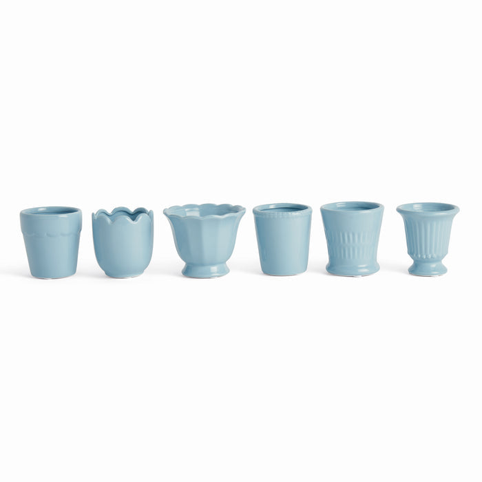 Mirabelle Mini Cachepots, Set Of 6