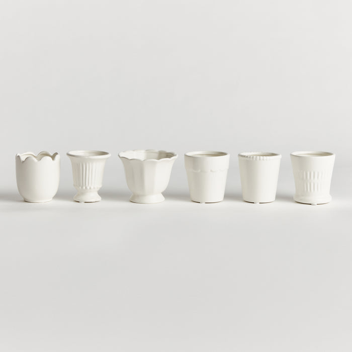 Mirabelle Mini Cachepots, Set Of 6 - View 2