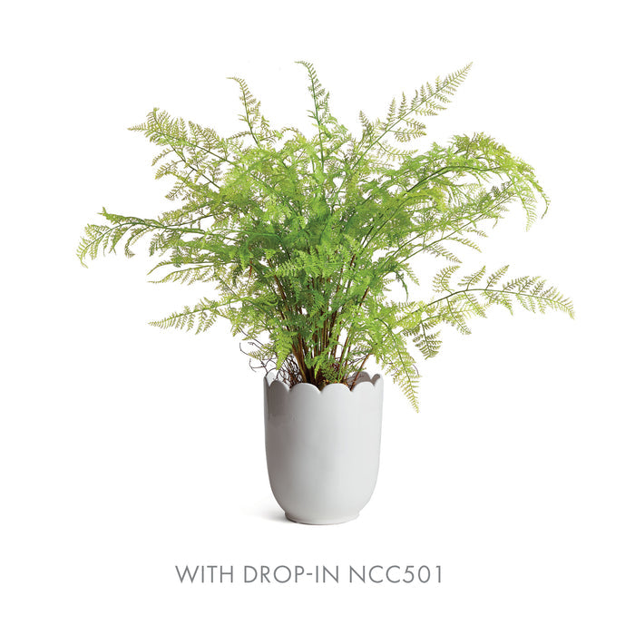 Mirabelle Scalloped Edge Cachepot - View 4