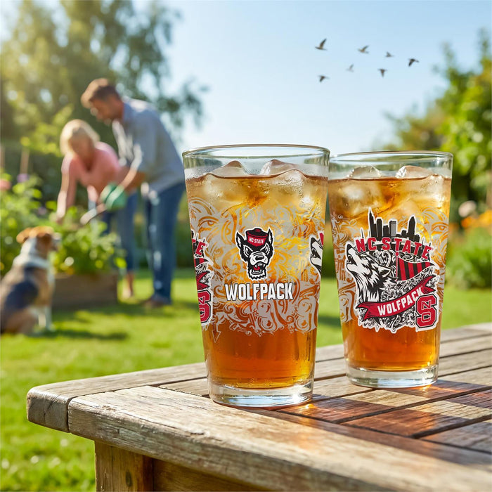 NC State University 16oz Glass Pint