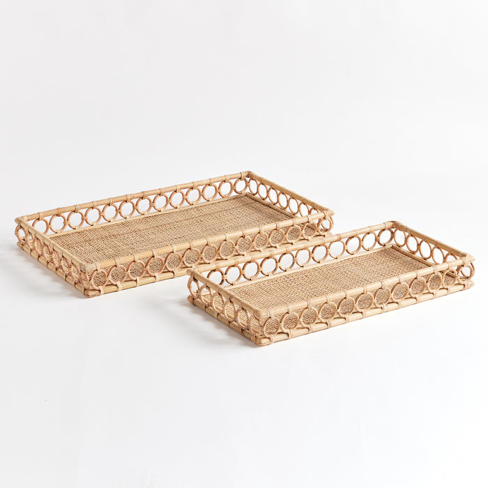 Ninette Rectangular Trays, Set Of 2 - View 2