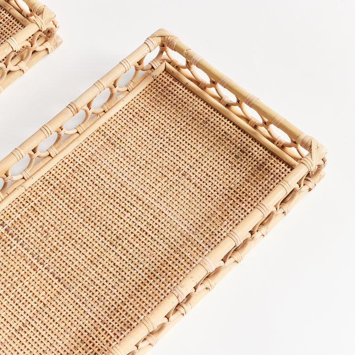 Ninette Rectangular Trays, Set Of 2 - View 4