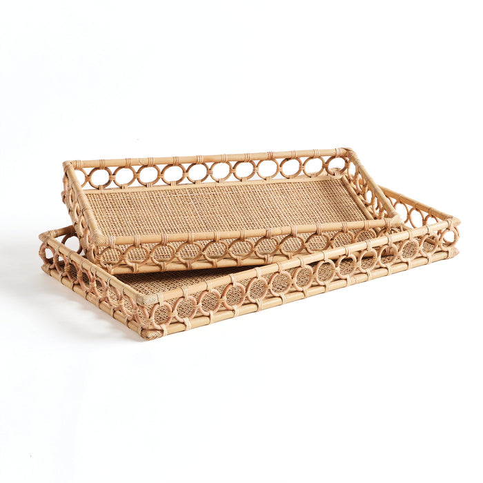 Ninette Rectangular Trays, Set Of 2 - View 6