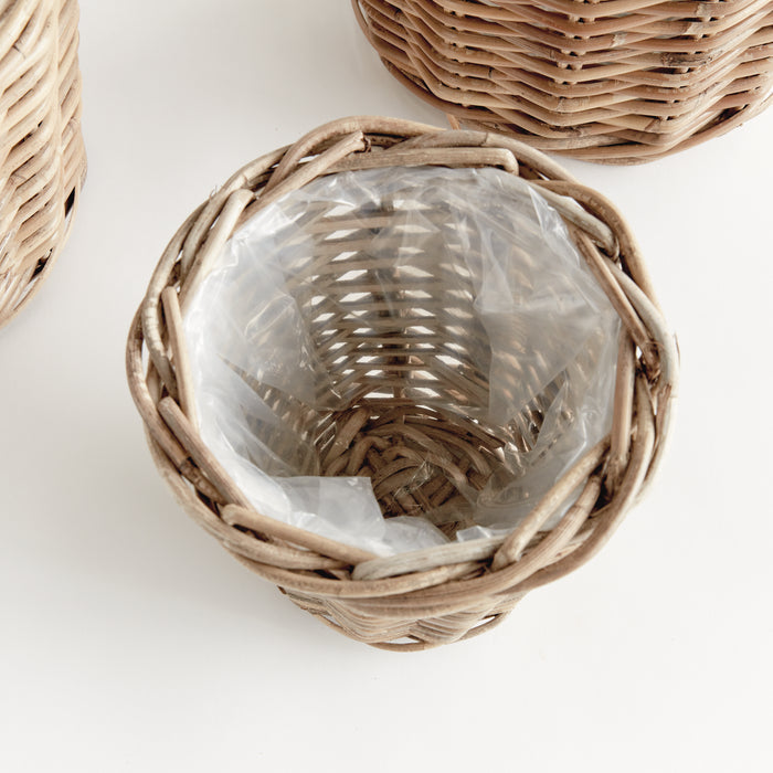 Normandy Tapered Basket Planters, Set Of 3 - View 3